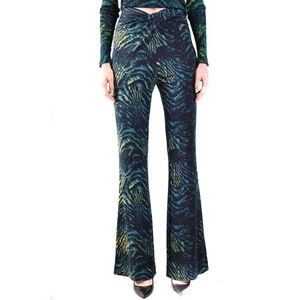 Diane Von Furstenberg Flared Trousers With Unique Textured Pattern And Fit - NWT